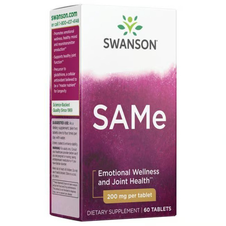 Swanson SAMe 200 mg 60 tabletek