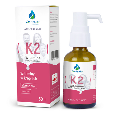 Avitale Witamina K2 (Vita MK7) 25 mcg 30 ml krople