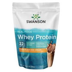 Swanson Real Food Whey Protein Puder Czekolada 966 g