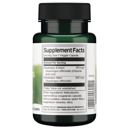Swanson Szparag (Asparagus) Extract 60 kapsułek