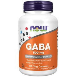 Now Foods GABA 500 mg 100 veg kapsułek