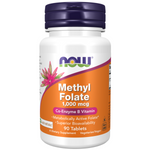 Now Foods Kwas Foliowy Methyl Folate 1000 mcg 90 tabletek