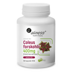 Aliness Pokrzywa Indyjska (Coleus Forskohlii) 400 mg Extract 100 kapsułek vege