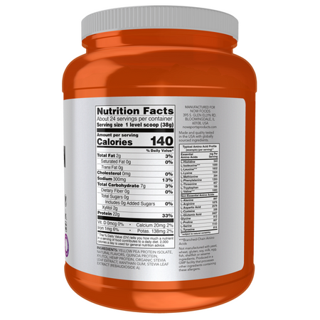 Now Foods Plant Protein Complex Puder Wanilia 907 g