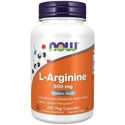 Now Foods L-Arginine 500 mg 250 veg kapsułek