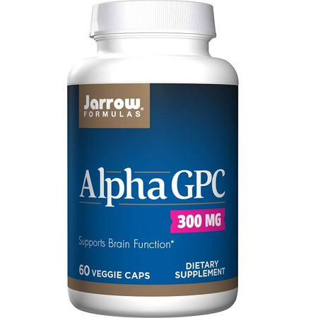 Jarrow Formulas Alpha GPC 300 mg 60 kapsułek