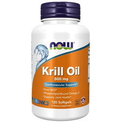 Now Foods Krill Oil 500 mg 120 kapsułek