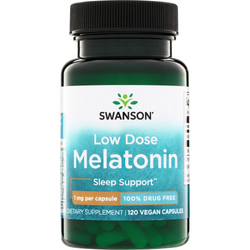 Swanson Melatonina 1 mg 120 kapsułek