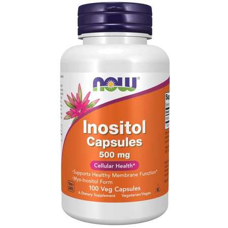 Now Foods Inositol 500 mg 100 veg kapsułek