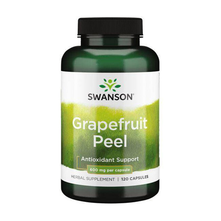 Swanson Grejpfrutowa Skórka (Grapefruit Peel) 600 mg 120 kapsułek