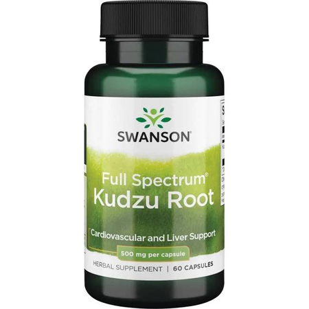 Swanson Full Spectrum Kudzu Root 500 mg 60 kapsułek