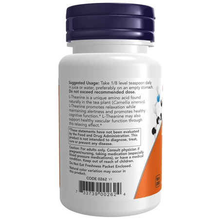 Now Foods L-Teanina Puder 28 g