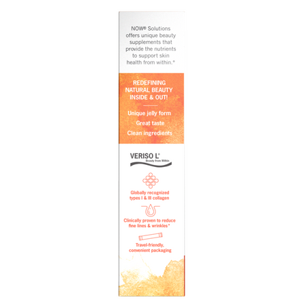 Now Foods Collagen Jelly Beauty Complex Sweet Orange 10 saszetki