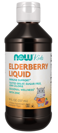 Now Foods Elderberry Liquid for Kids 237 ml płyn