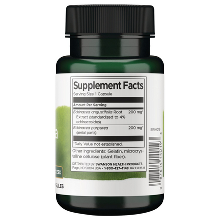 Swanson Echinacea Extract 60 kapsułek