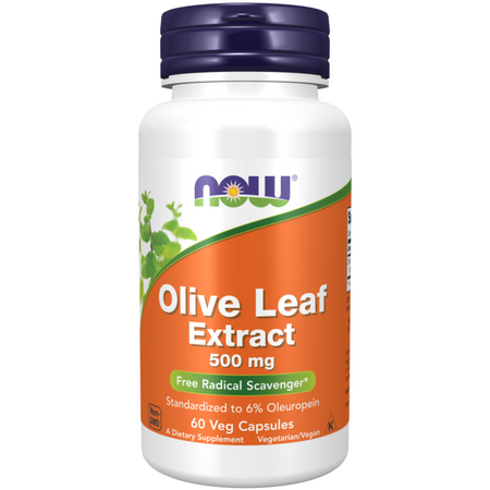 Now Foods Olive Leaf 500 mg Extract 60 kapsułek
