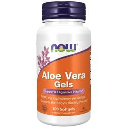 Now Foods Aloe Vera 10000 mg Gels 100 kapsułek