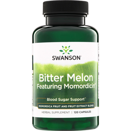 Swanson Gorzki Melon (Momordica Bitter Melon) 200 mg 120 kapsułek