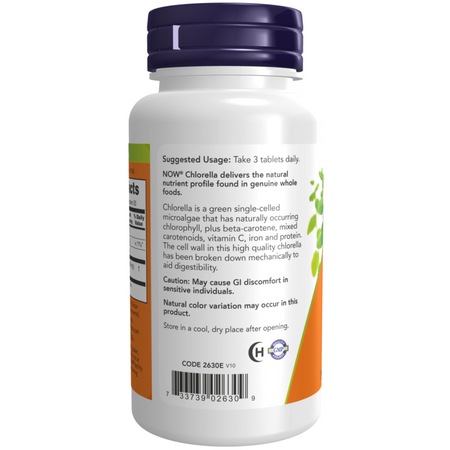 Now Foods Chlorella 1000 mg 120 tabletek