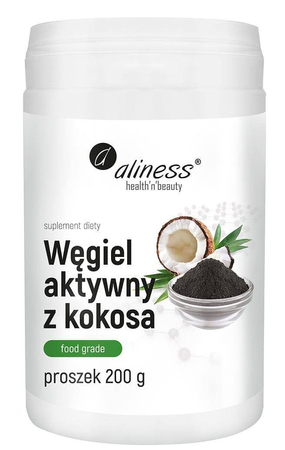 Aliness Aktywny Węgiel 200 g proszek