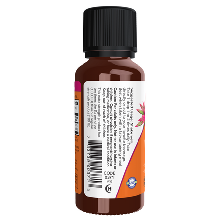 Now Foods Witamina D3 Extra Strength 30 ml krople