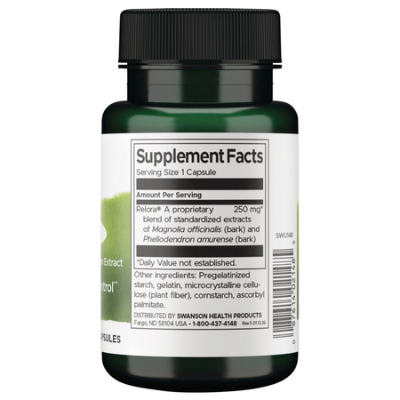 Swanson Relora 250 mg 90 kapsułek