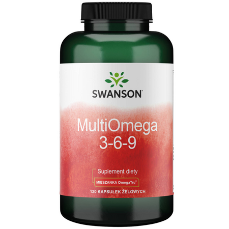 Swanson MultiOmega 3-6-9 Kwas EPA DHA 120 kapsułek