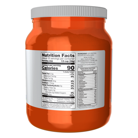 Now Foods Soy Protein Isolate Puder 544 g