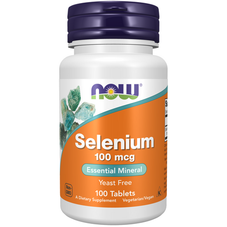 Now Foods Selen 100 mcg 100 tabletek