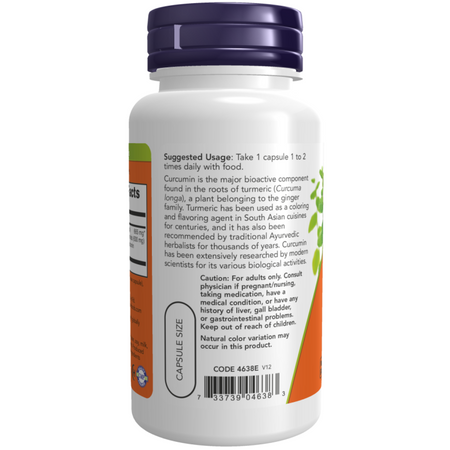 Now Foods Turmeric Curcumin 665 mg 60 kapsułek