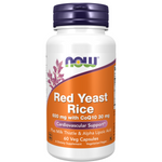 Now Foods Czerwony Ryż (Red Yeast Rice) 600 mg i Koenzym Q10 60 kapsułek