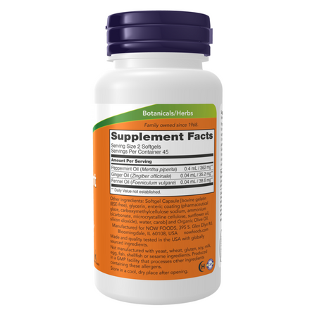 Now Foods Mięta (Peppermint) 90 kapsułek