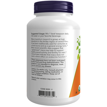Now Foods Maca Pure Powder Puder 198 g