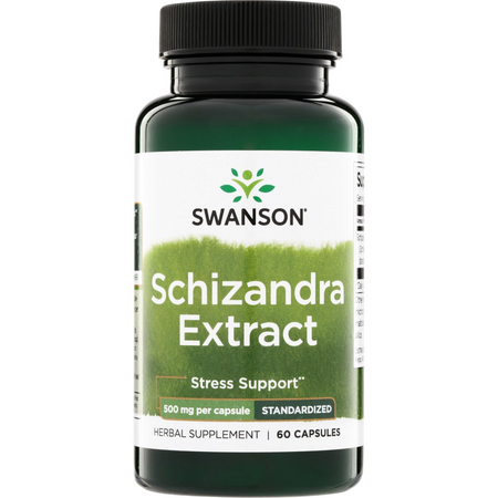 Swanson Cytryniec Chiński (Schizandra Extract) 500 mg 60 kapsułek