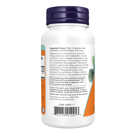 Now Foods Magnesium Citrate 120 veg kapsułek