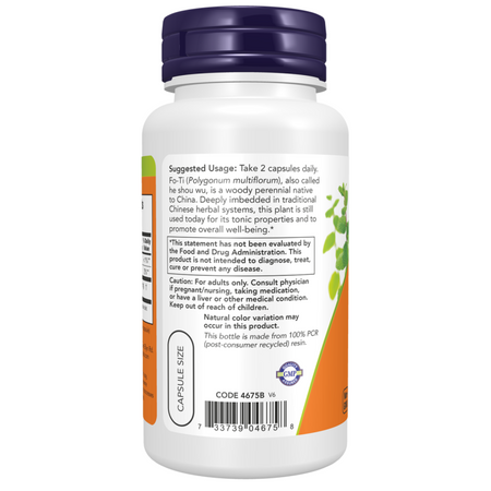 Now Foods Fo-Ti 560 mg 100 kapsułek