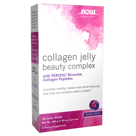 Now Foods Collagen Jelly Beauty Complex Sweet Plum 10 saszetki