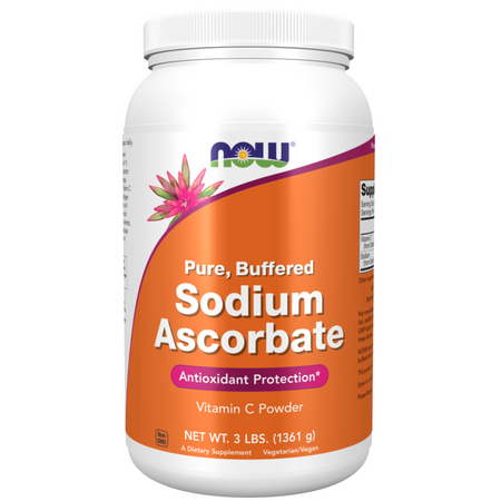 Now Foods Askorbinian Sodu Puder 1361 g