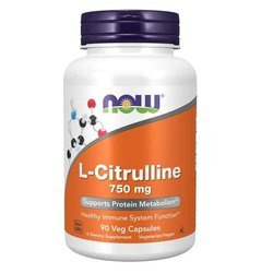 Now Foods L-Citrulline 750 mg 90 kapsułek