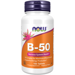 Now Foods Witamina B-50 Complex 100 tabletek