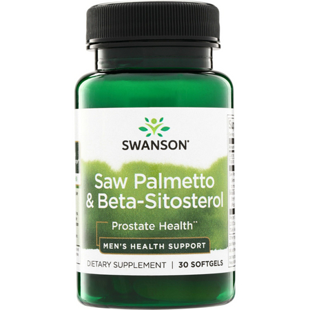 Swanson Saw Palmetto + Beta-Sitosterol 30 kapsułek