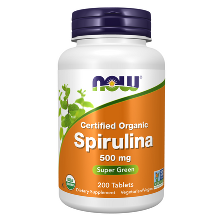 Now Foods Spirulina 500 mg 200 tabletek