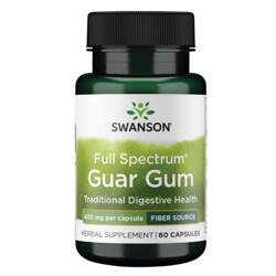 Swanson Guma Guar 400 mg 60 kapsułek