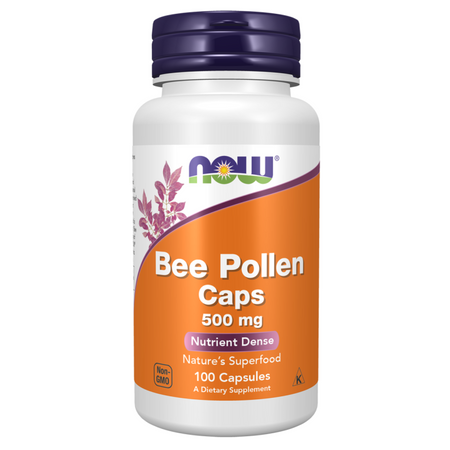Now Foods Bee Pollen 500 mg 100 kapsułek