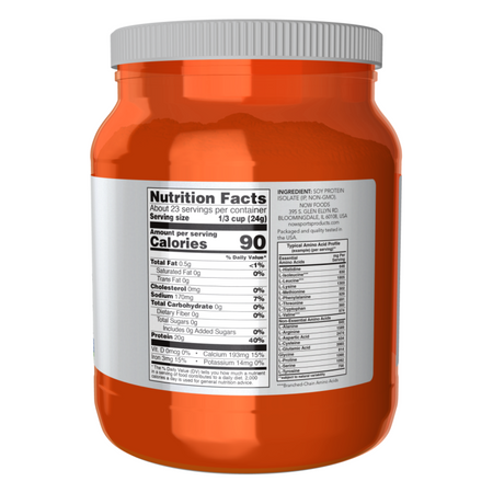 Now Foods Soy Protein Isolate Puder 544 g
