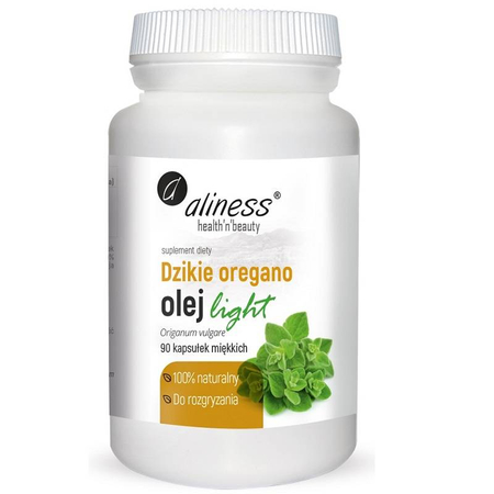 Aliness Olej z Dzikiego Oregano Light 90 kapsułek