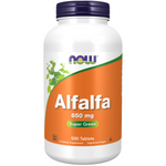 Now Foods Lucerna (Alfalfa) 650 mg 500 tabletek
