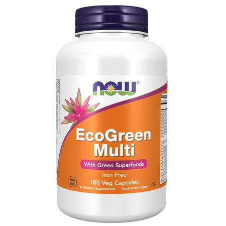 Now Foods EcoGreen Multi 180 veg kapsułek