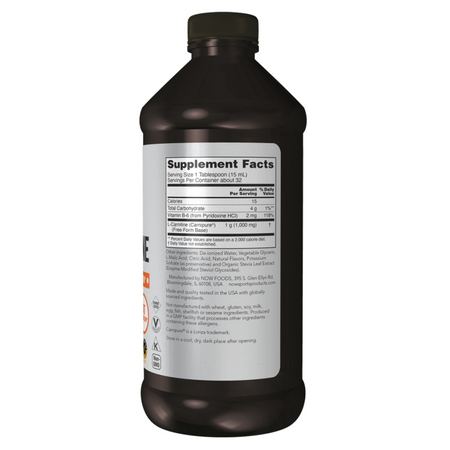Now Foods L-Karnityna Liquid 473 ml