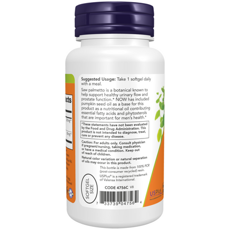 Now Foods Saw Palmetto Extract 320 mg 90 veg kapsułek